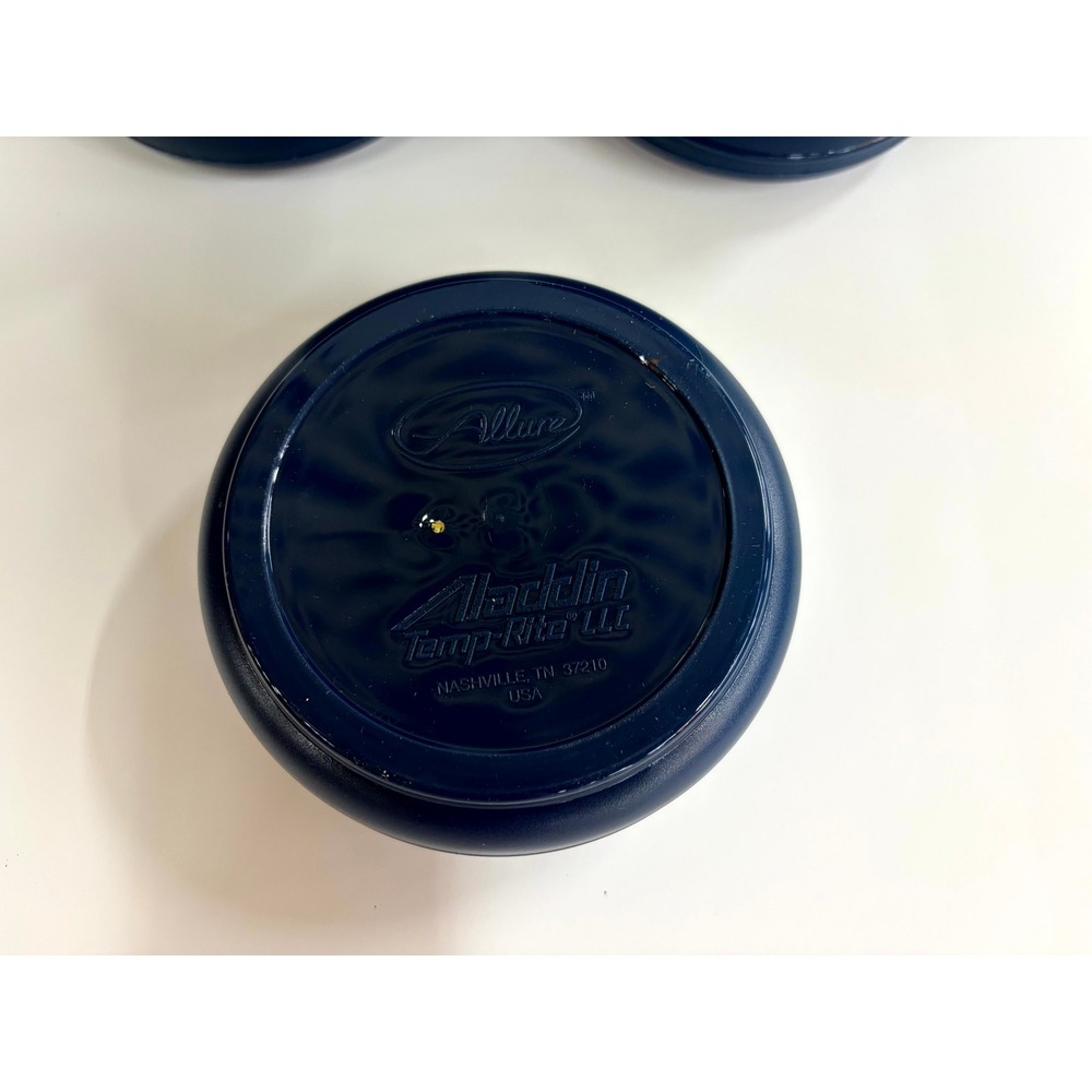 Aladdin Allure 8oz Insulated Bowl Set of 6 Eve Blue 31857 Temp-Rite Navy - Picture 5 of 6